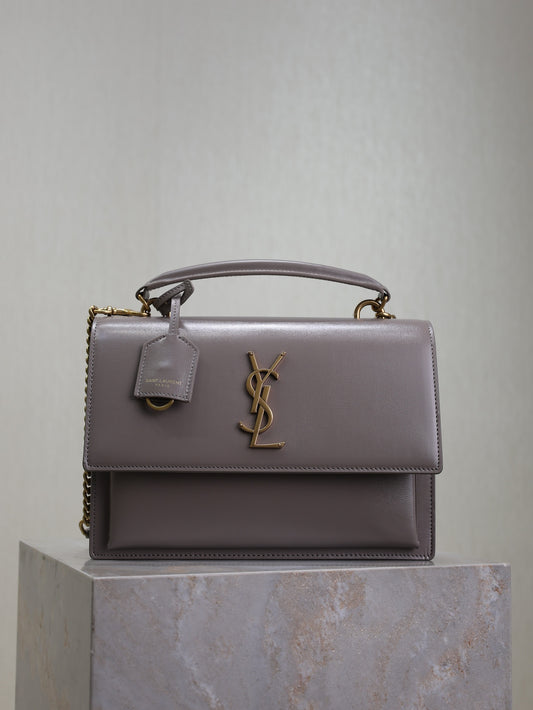 YSL Sunset 25 leather shoulder bag