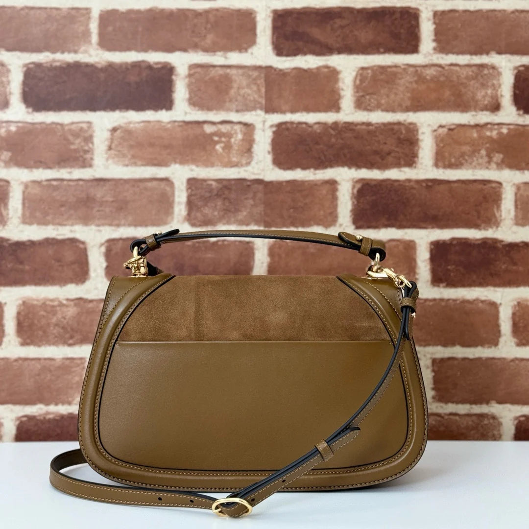 Gucci Blondie Medium Top handle Suede bag