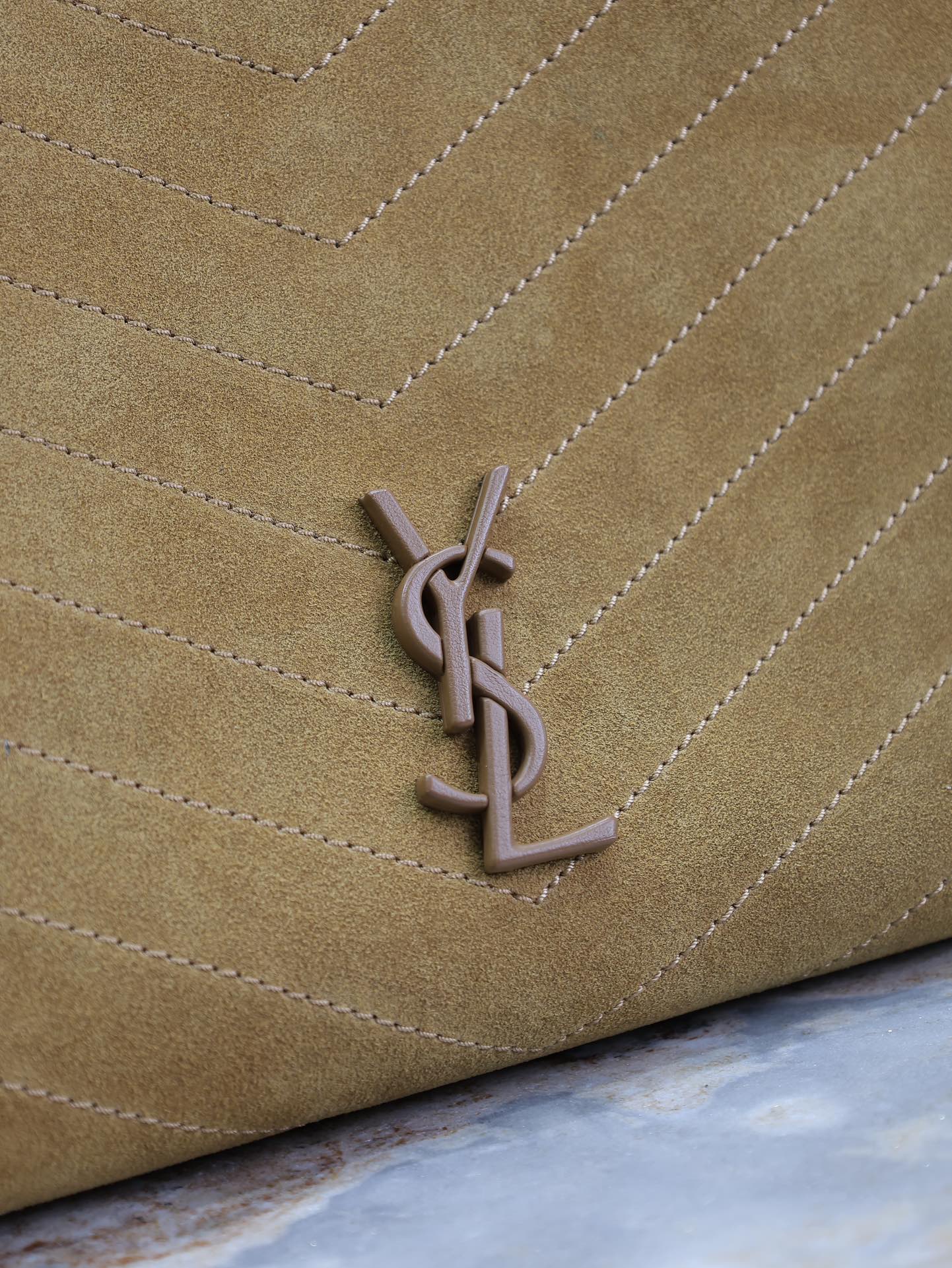 YSL Niki Shopping bag suede