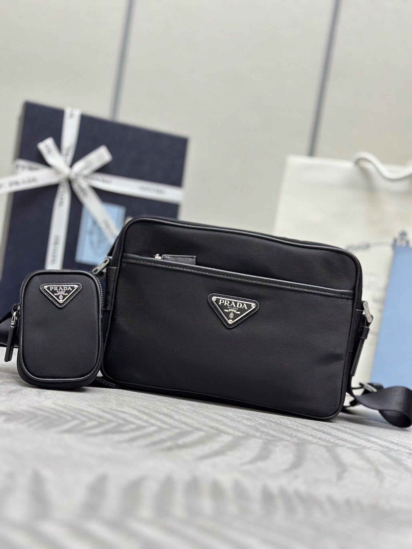 Prada Nylon Messenger bag