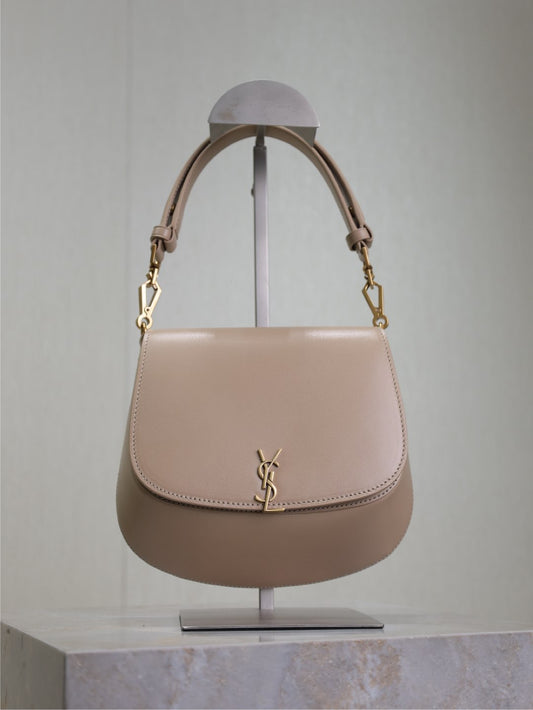 YSL Mini VOLTAIRE TOP HANDLE bag in BOX SAINT LAURENT