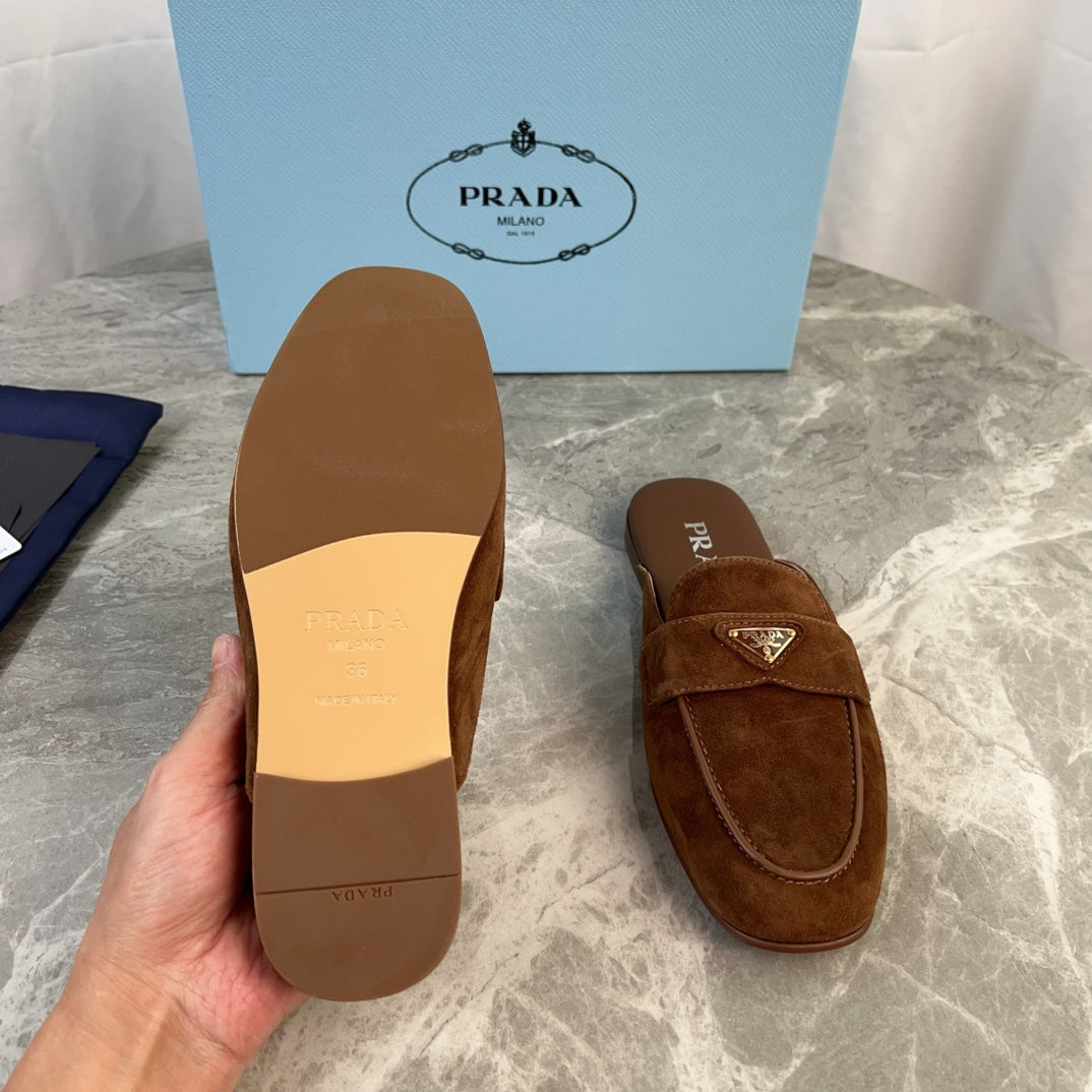 Prada Suede Flats