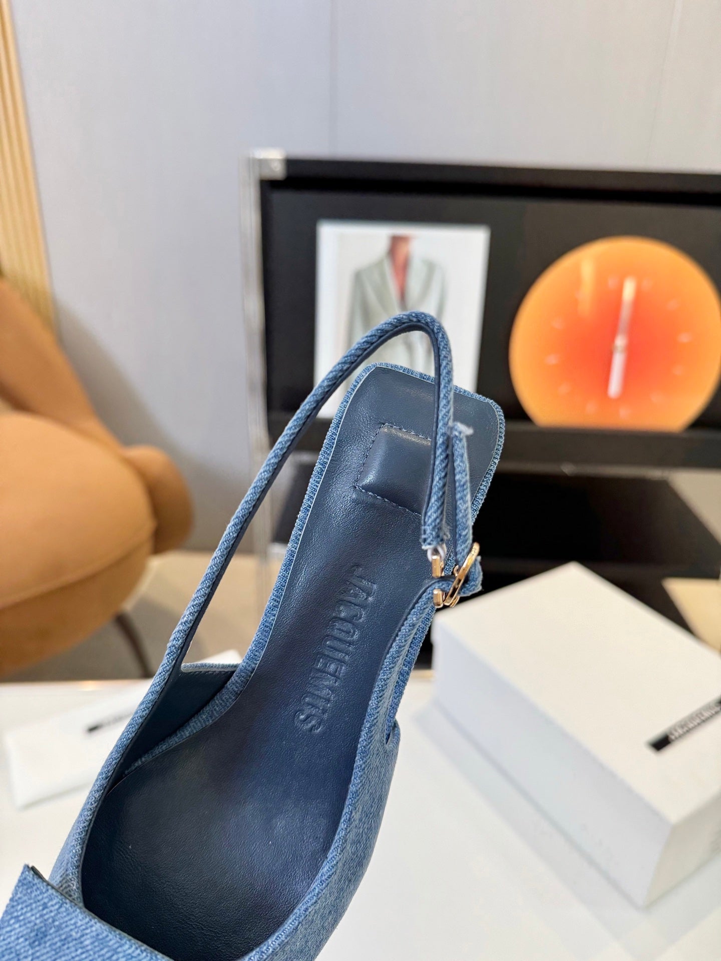 Jacquemus Denim Heels