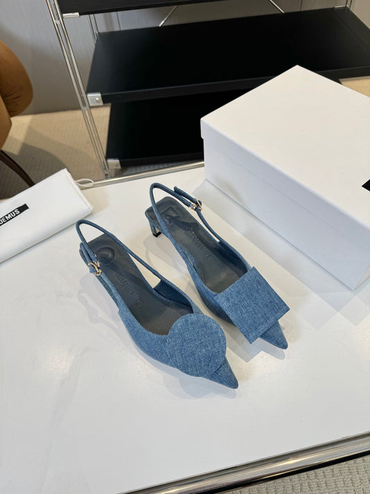 Jacquemus Denim Heels