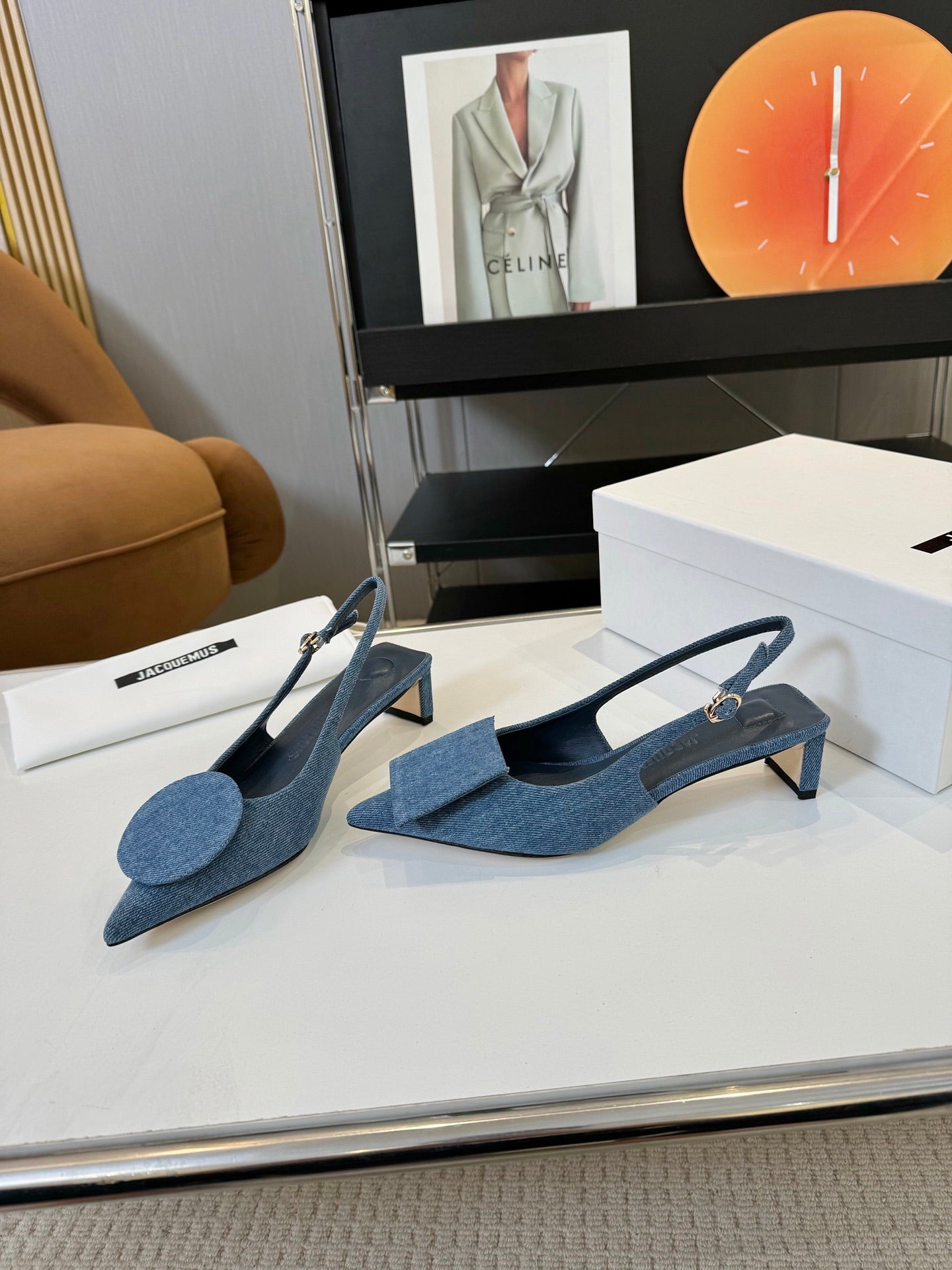 Jacquemus Denim Heels