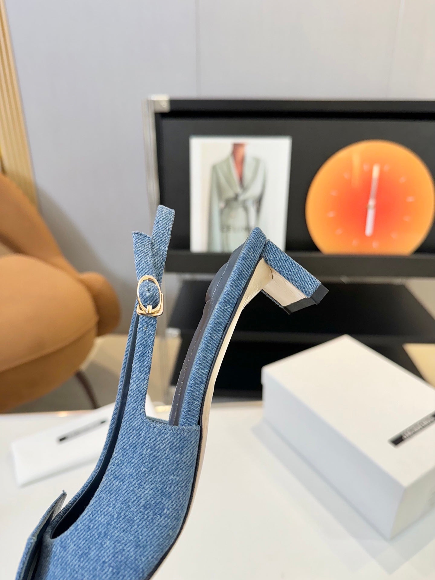 Jacquemus Denim Heels