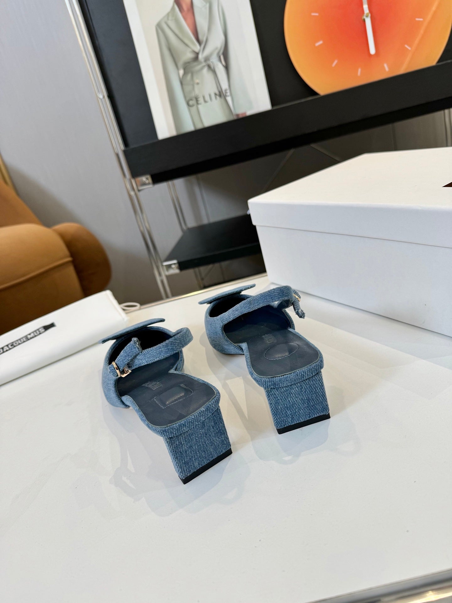 Jacquemus Denim Heels