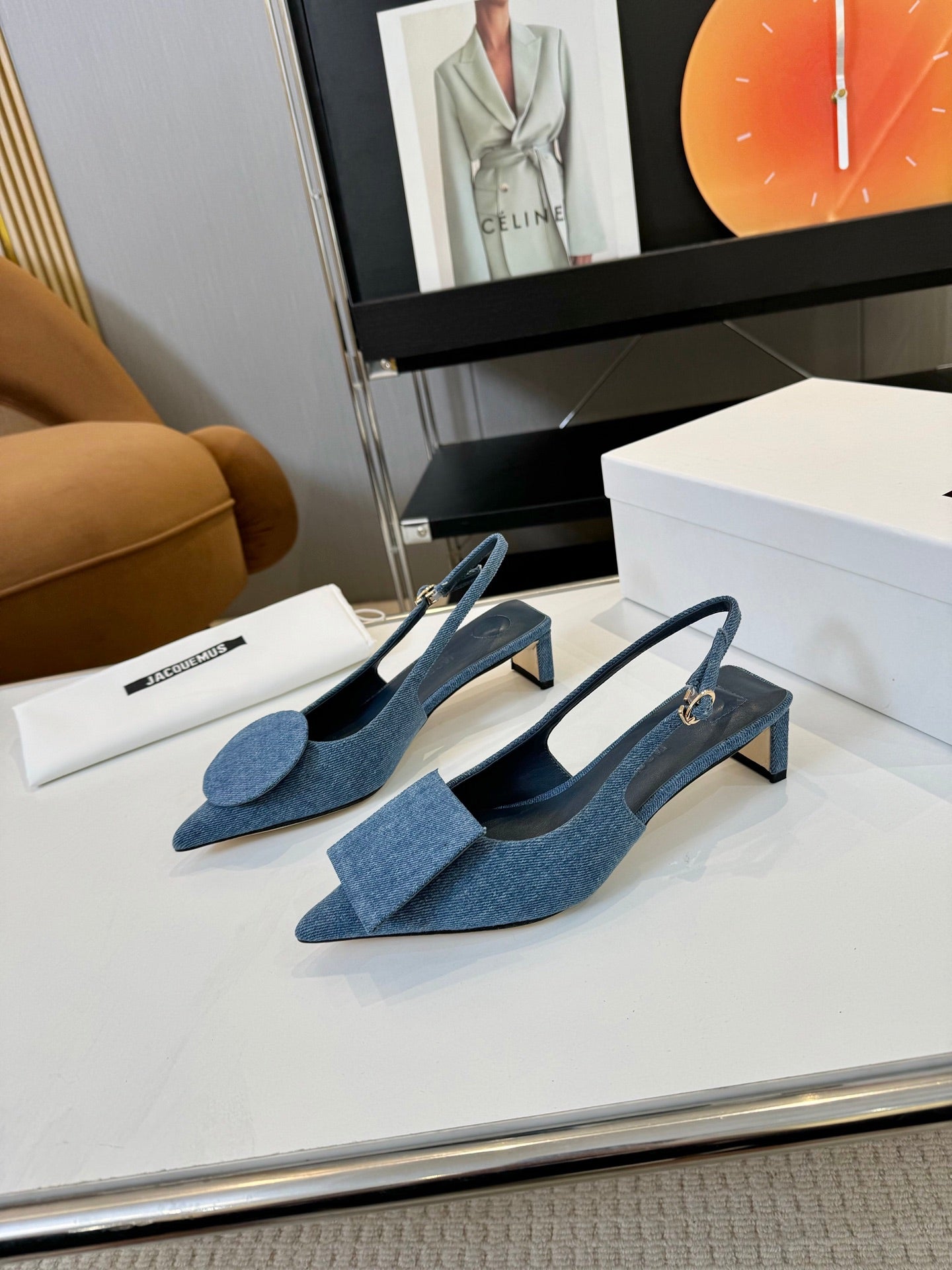 Jacquemus Denim Heels