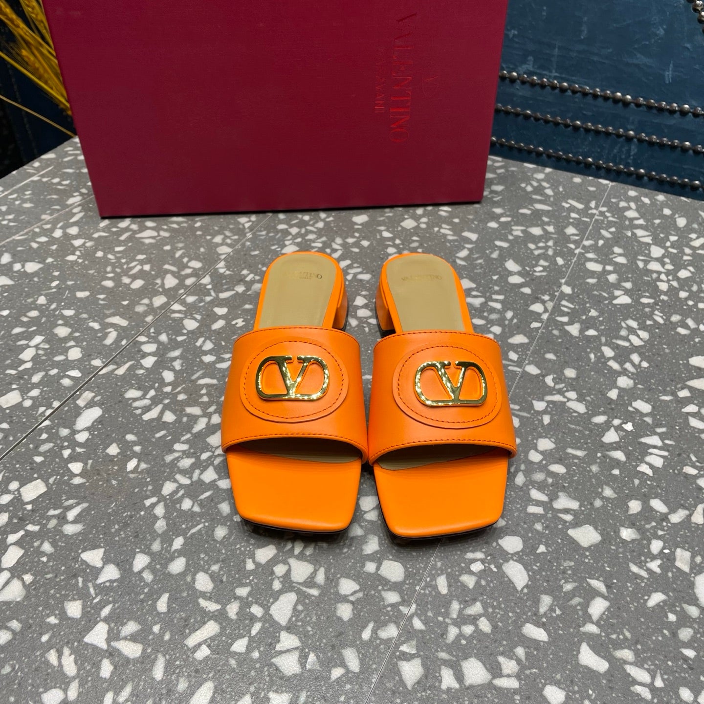 Valentino Heels Slides