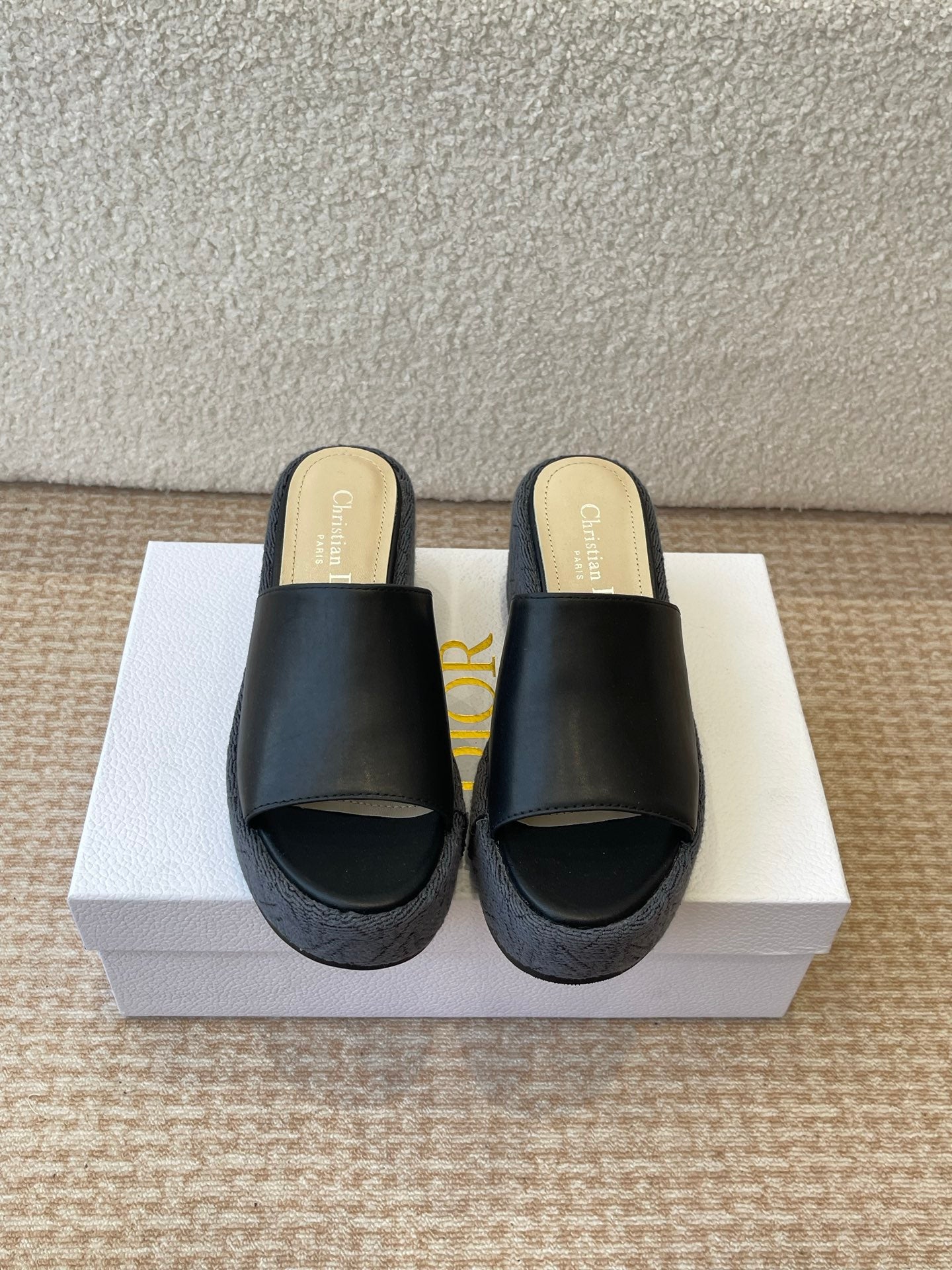 Dior Wedge Slides