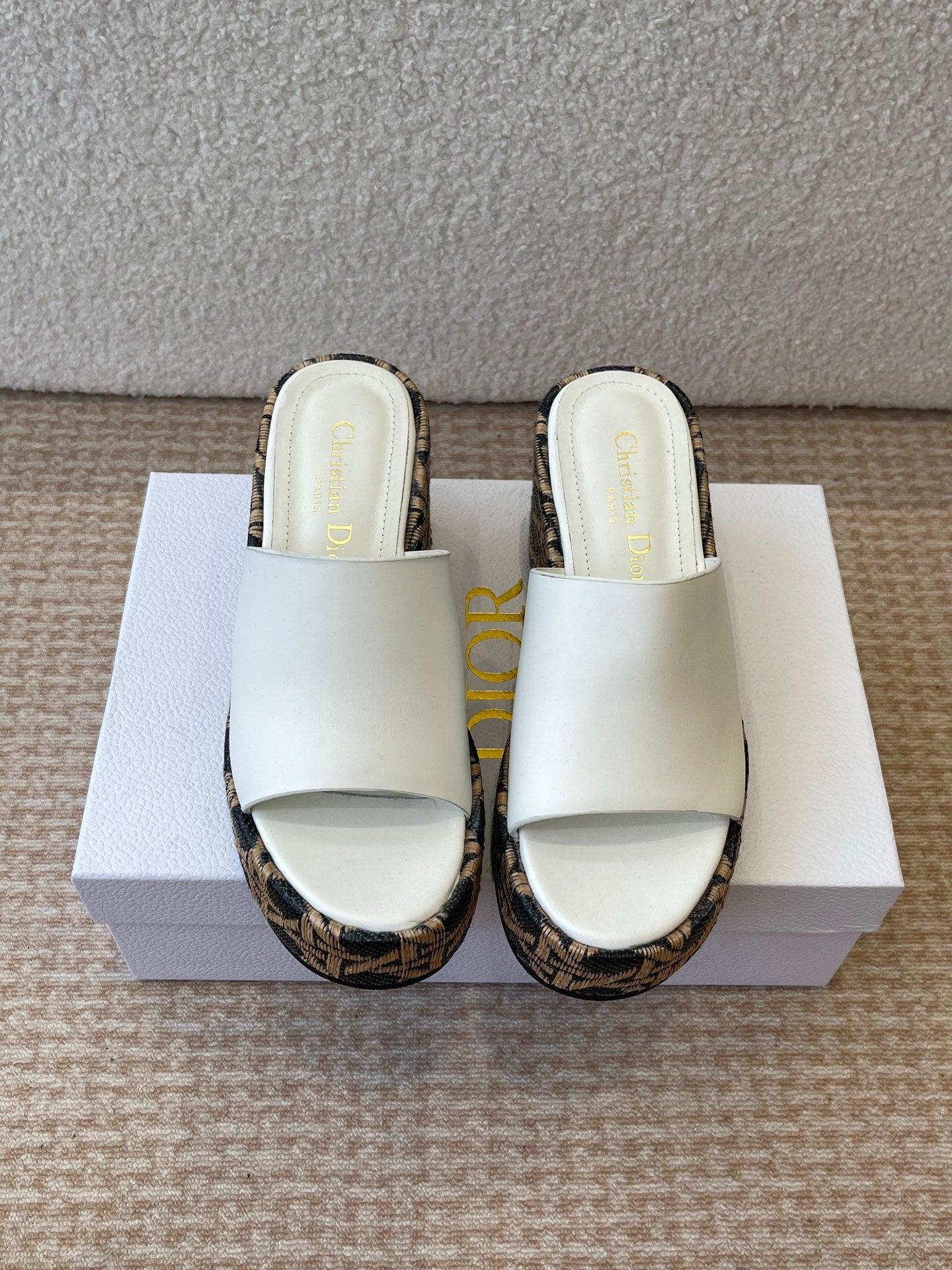 Dior Wedge Slides