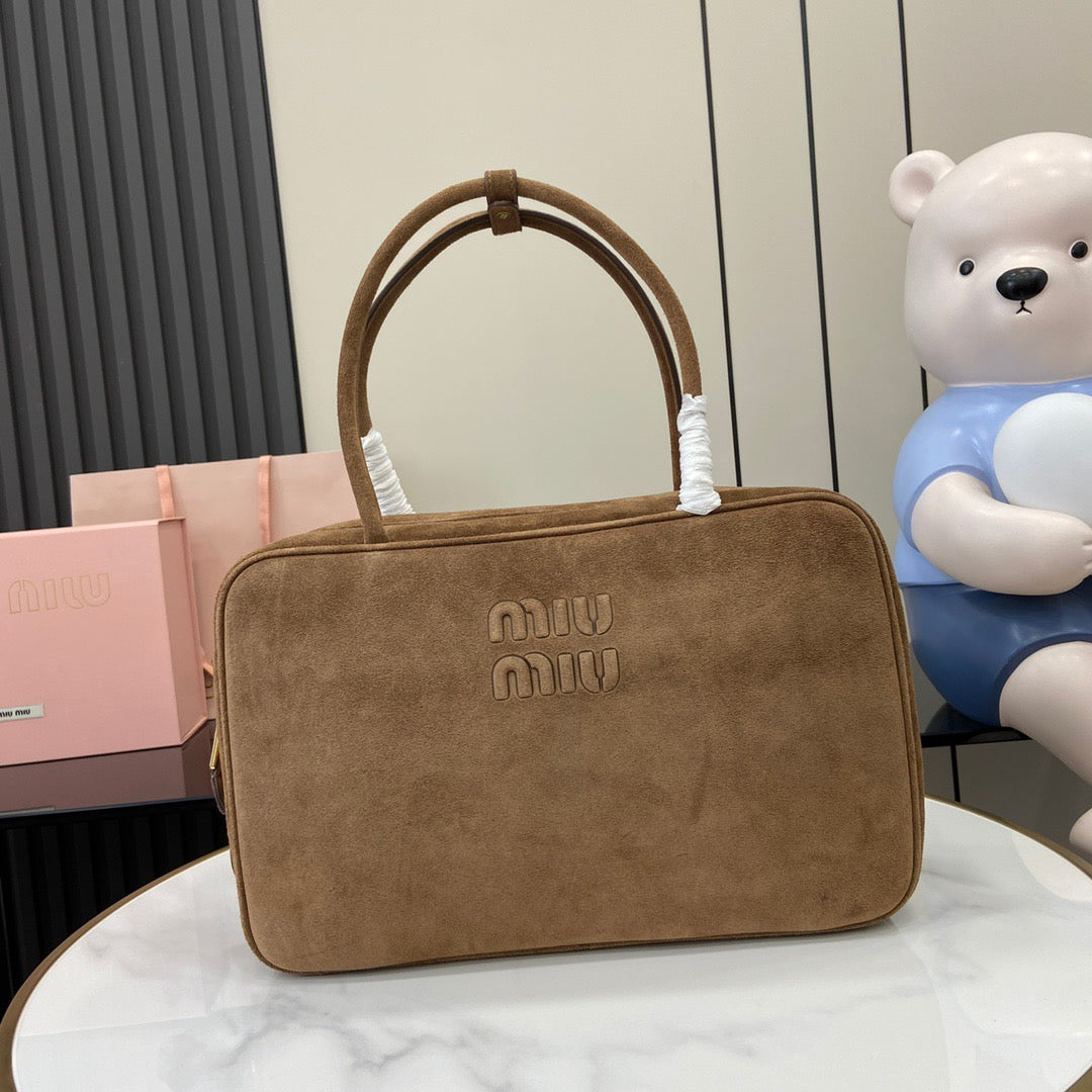 Miu Miu Beau Suede Top handle bag