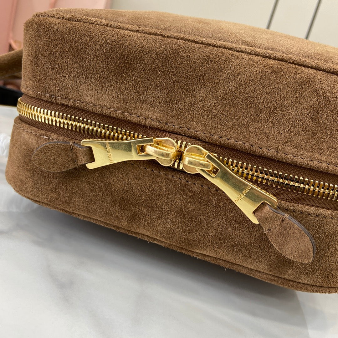 Miu Miu Beau Suede Top handle bag