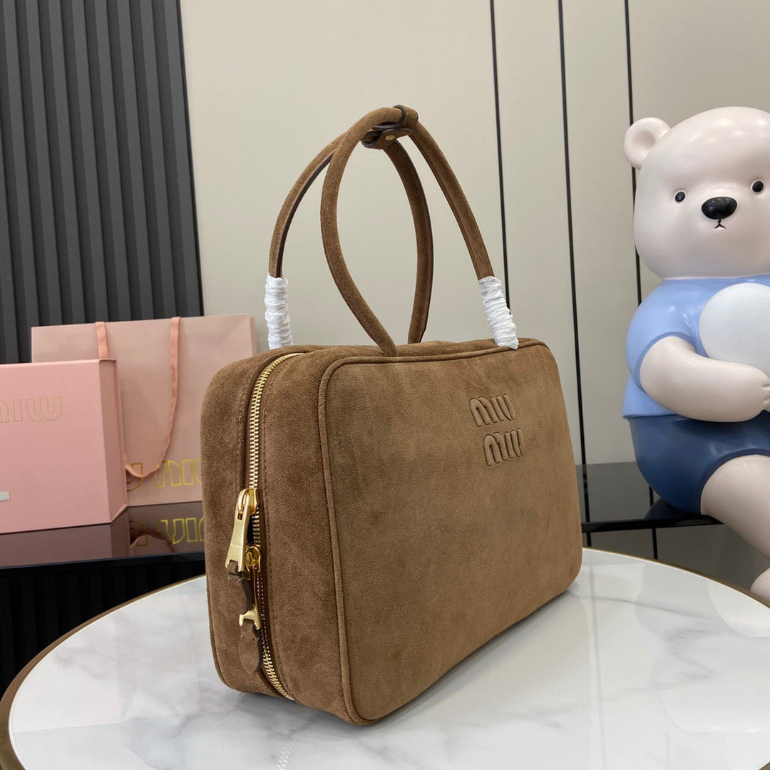 Miu Miu Beau Suede Top handle bag