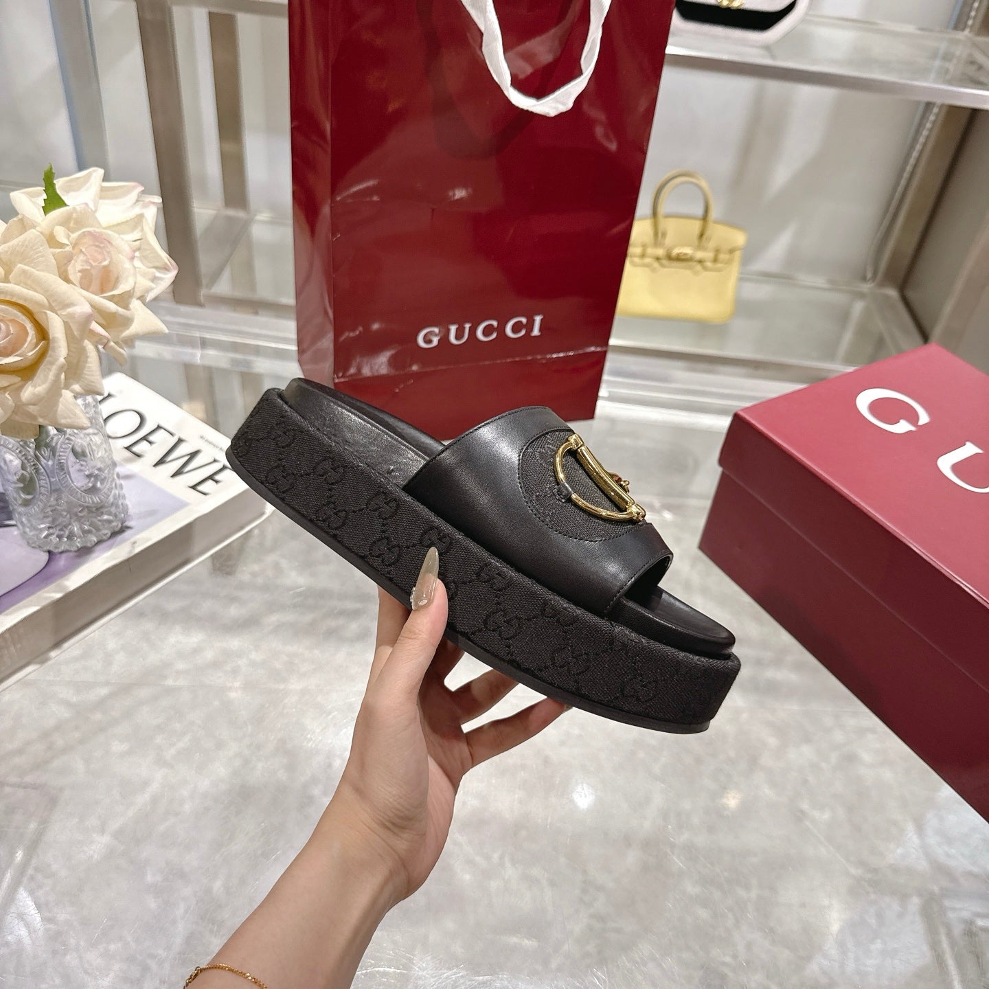 Gucci Platform Slide