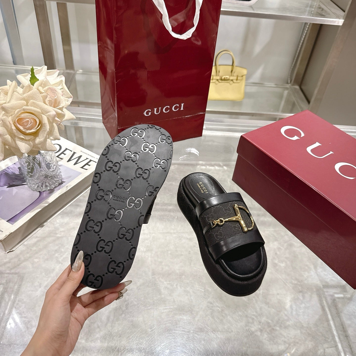 Gucci Platform Slide