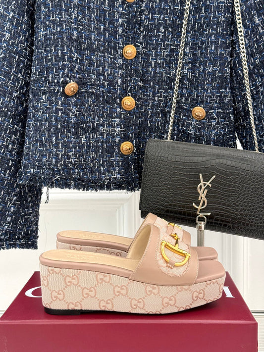 Gucci Wedge Sandals