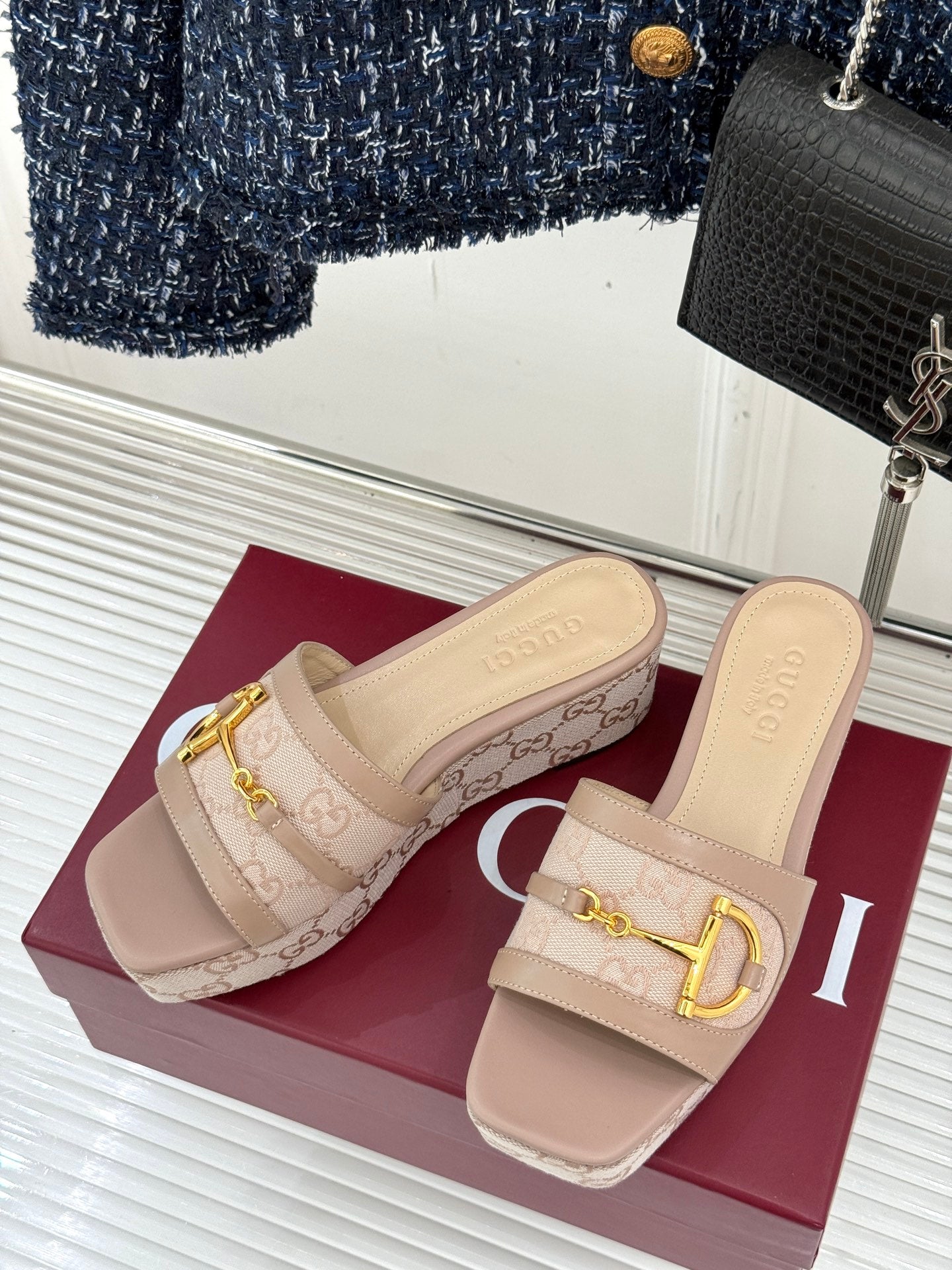Gucci Wedge Sandals