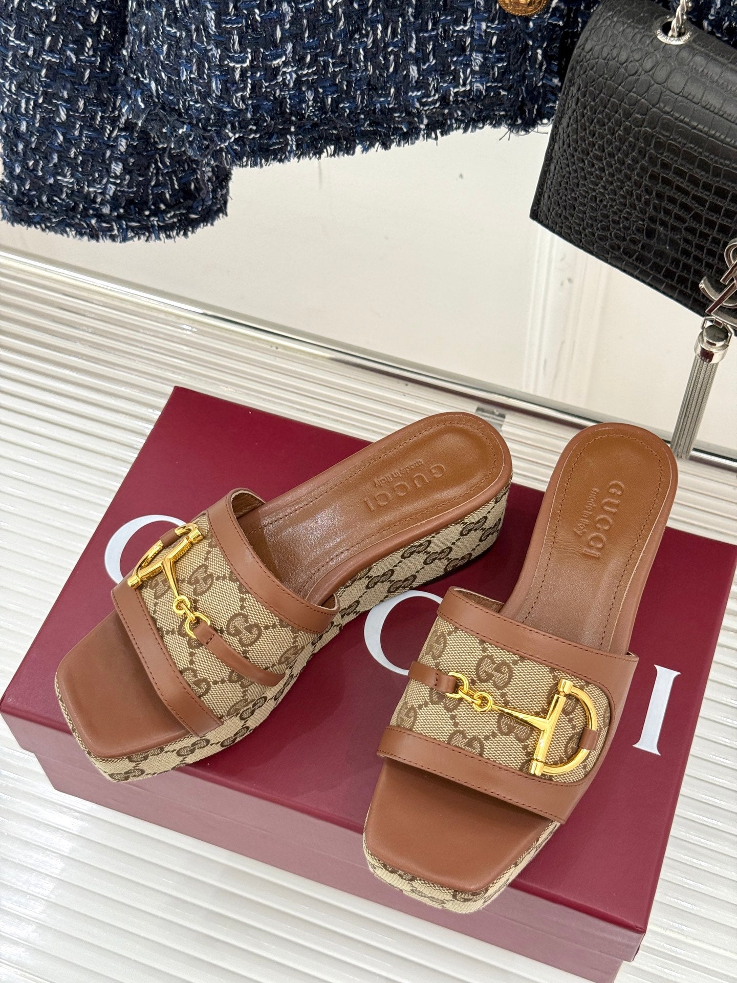 Gucci Wedge Sandals
