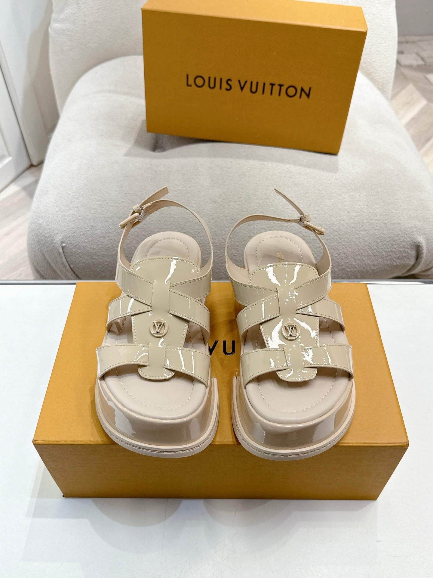 Louis Vuitton Maya Platform Sandals
