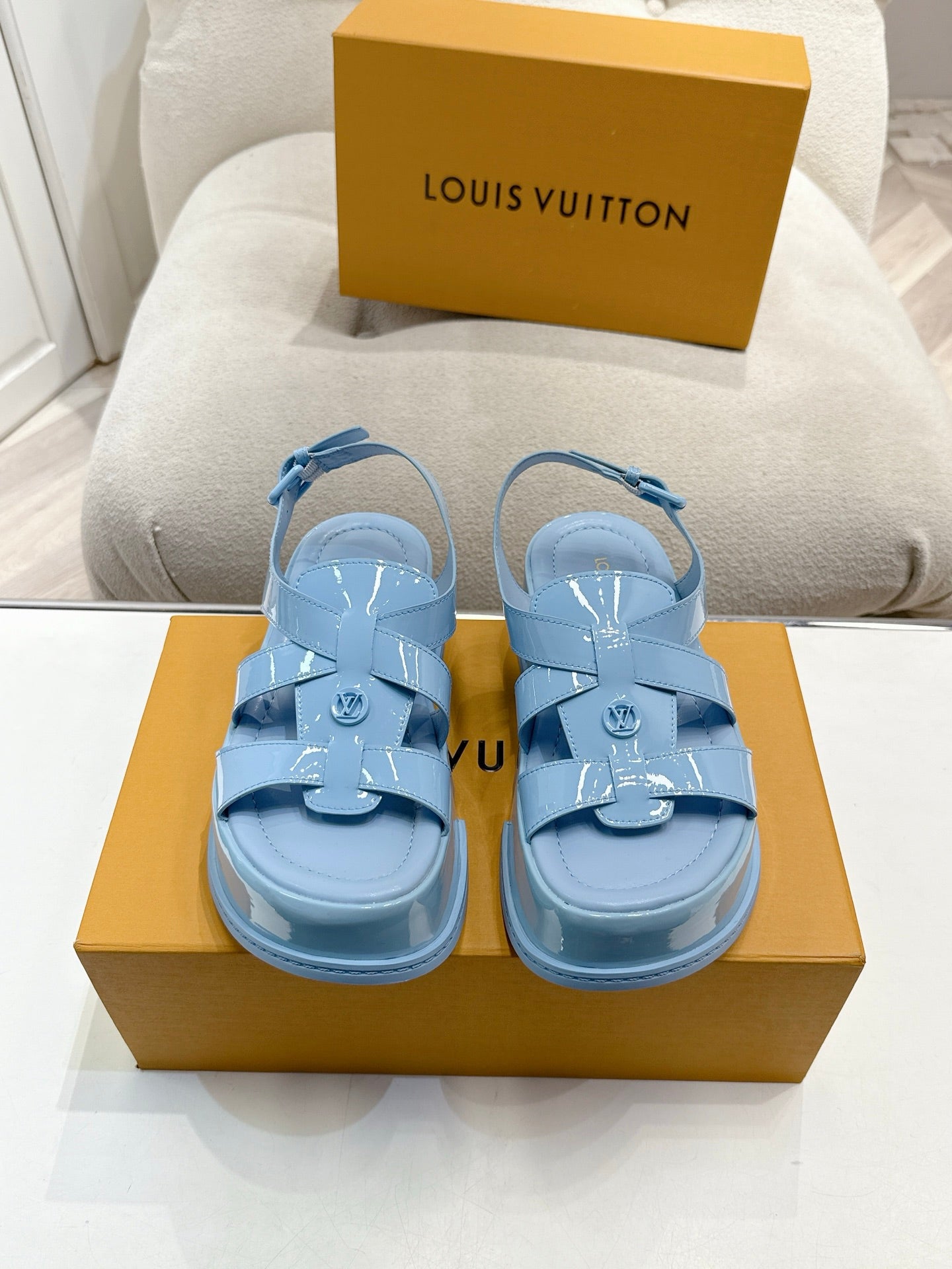Louis Vuitton Maya Platform Sandals