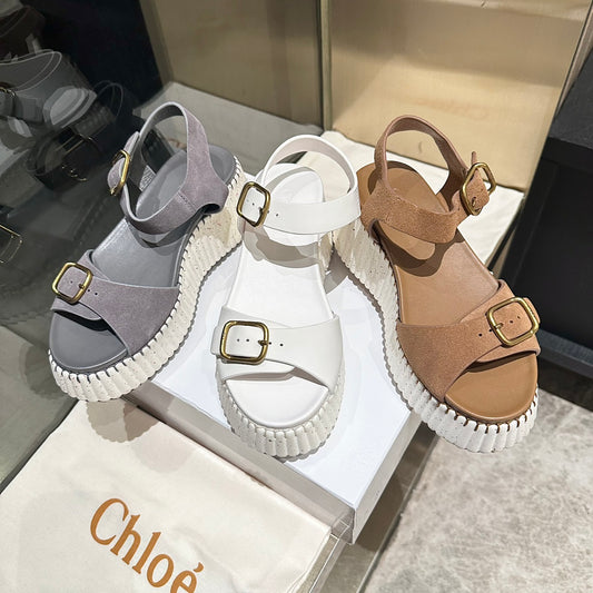 Chloe Wedge Sandals