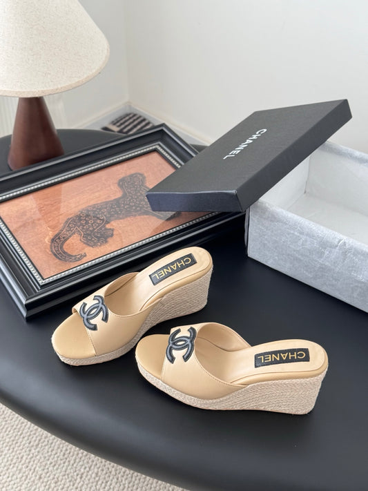 Chanel heel wedge