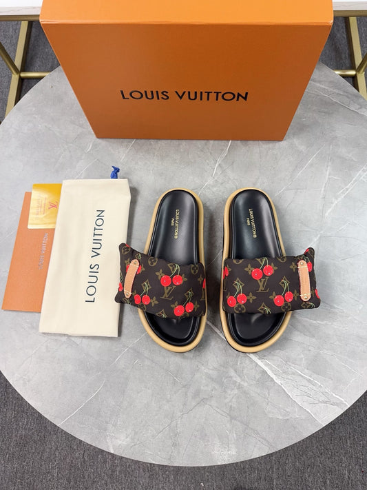 Louis Vuitton LV x TM Cherry slides