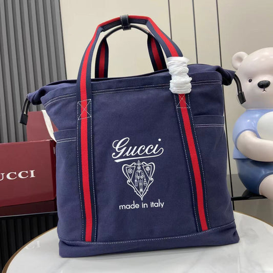 Gucci Printed canvas large tote bag