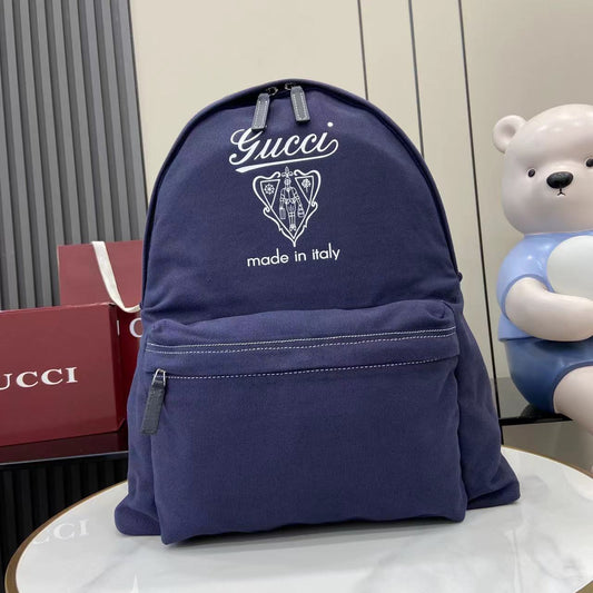 Gucci Printed canvas maxi backpack