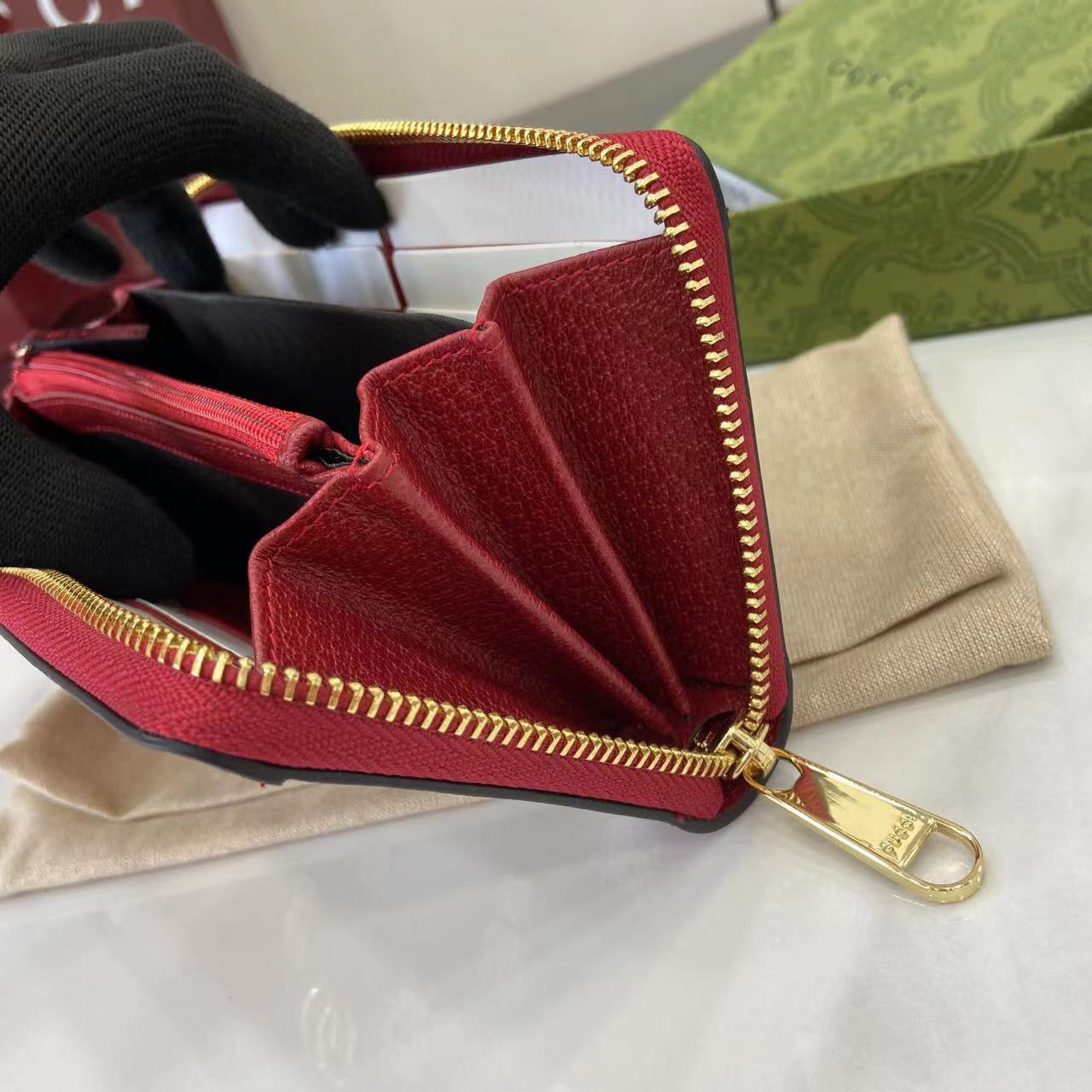 Gucci x Doraemon Zip around wallet