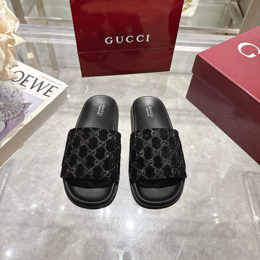 Gucci Suede Slippers