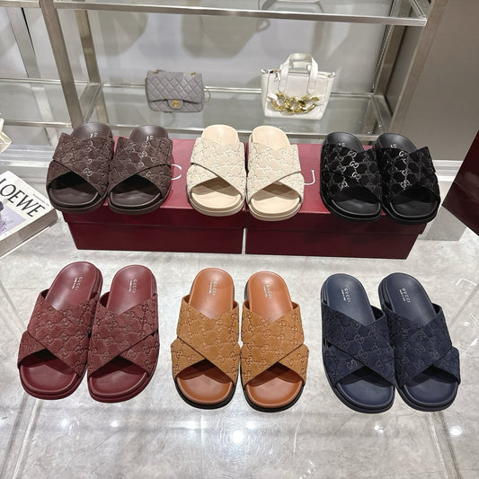 Gucci Suede Slippers
