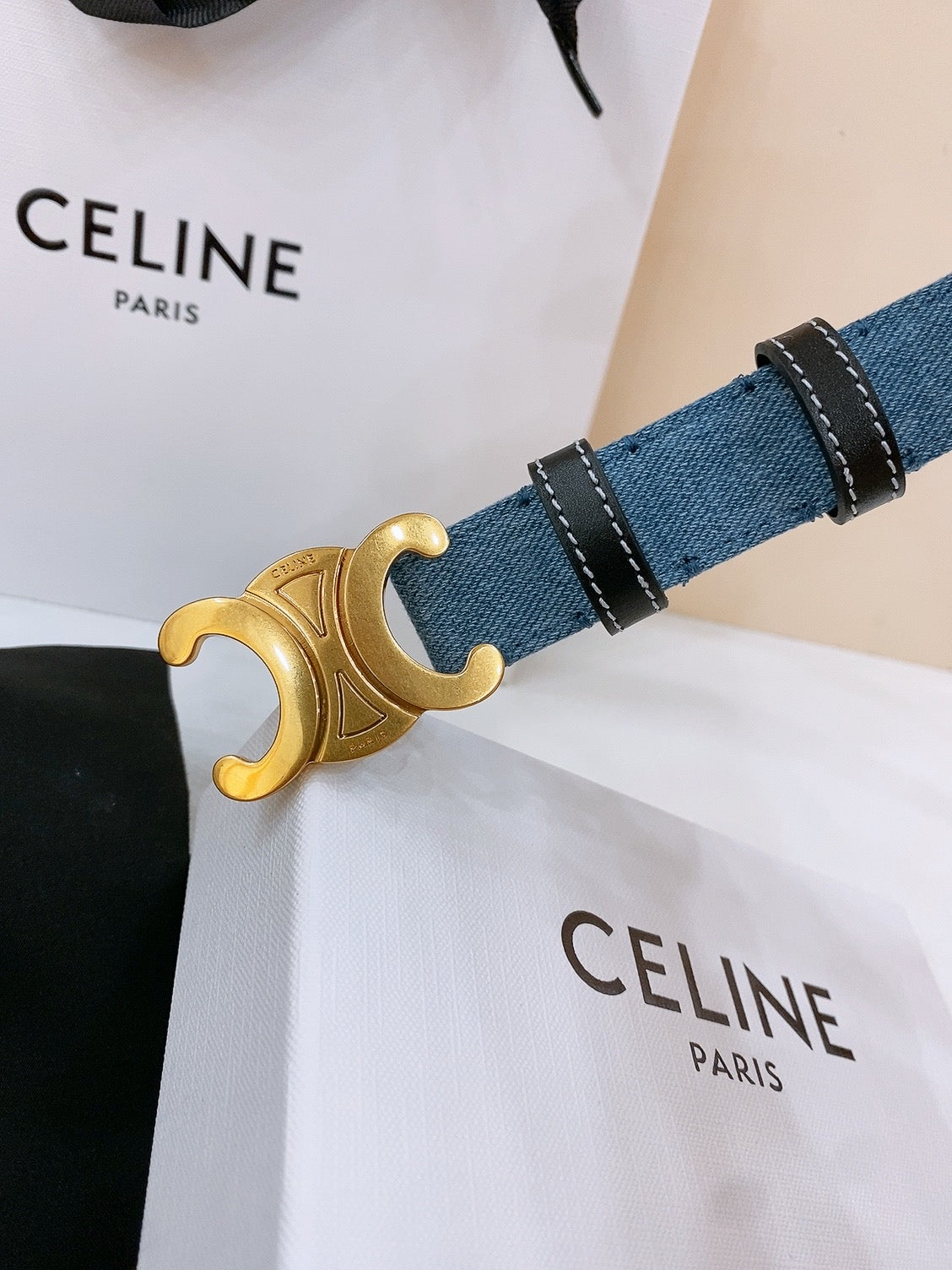 Celine Denim Belt