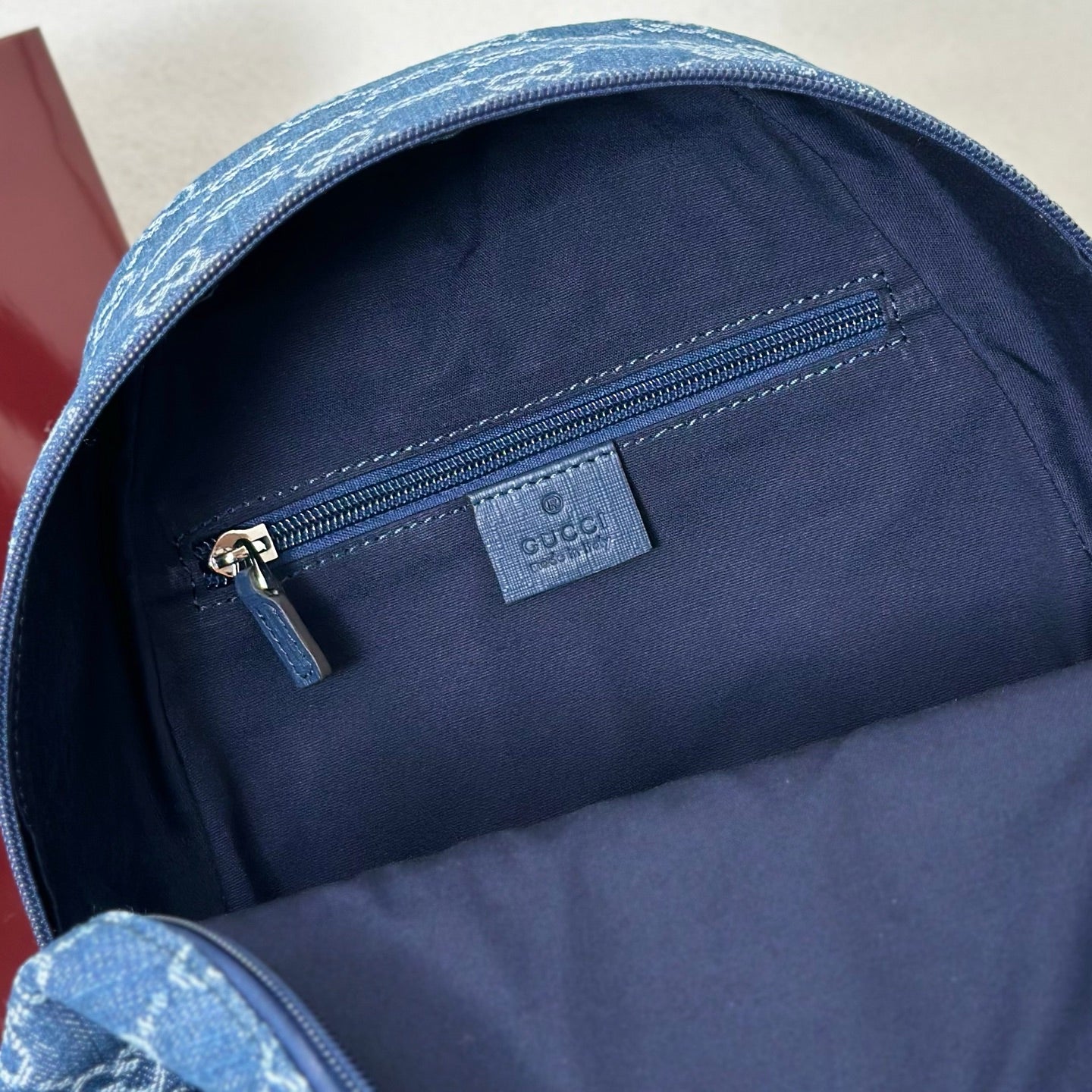 Gucci Denim Children's GG backpack