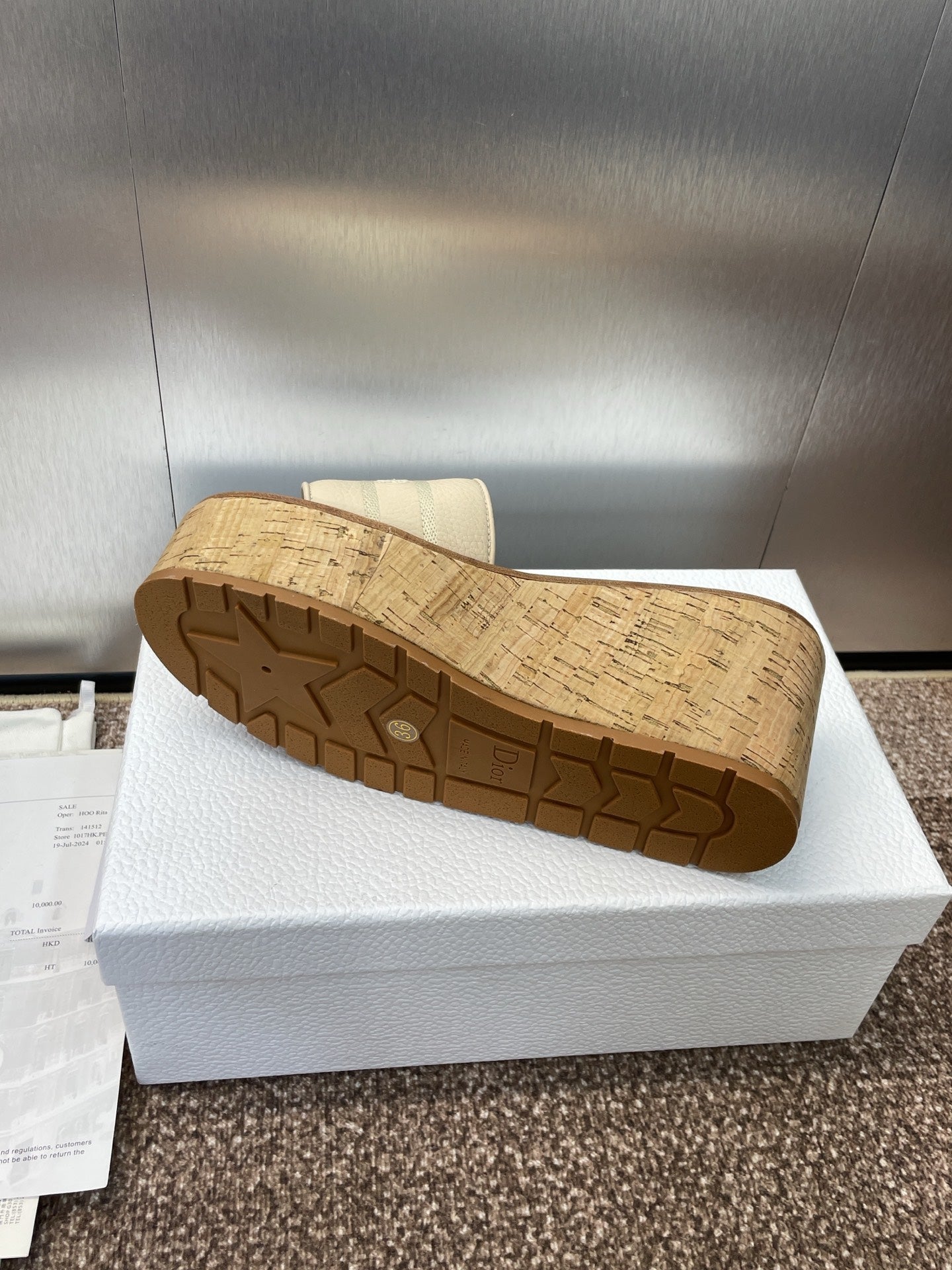 Dior Wedge Sandal
