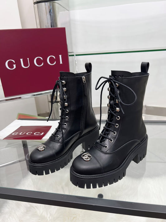 Gucci Leather Boots