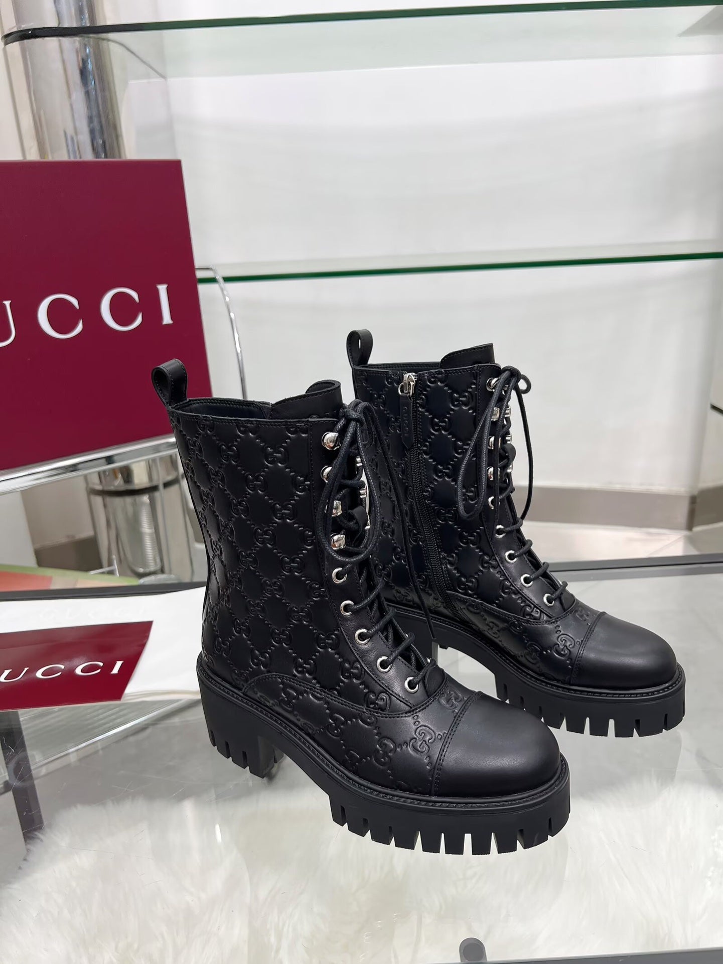 Gucci Leather Boots