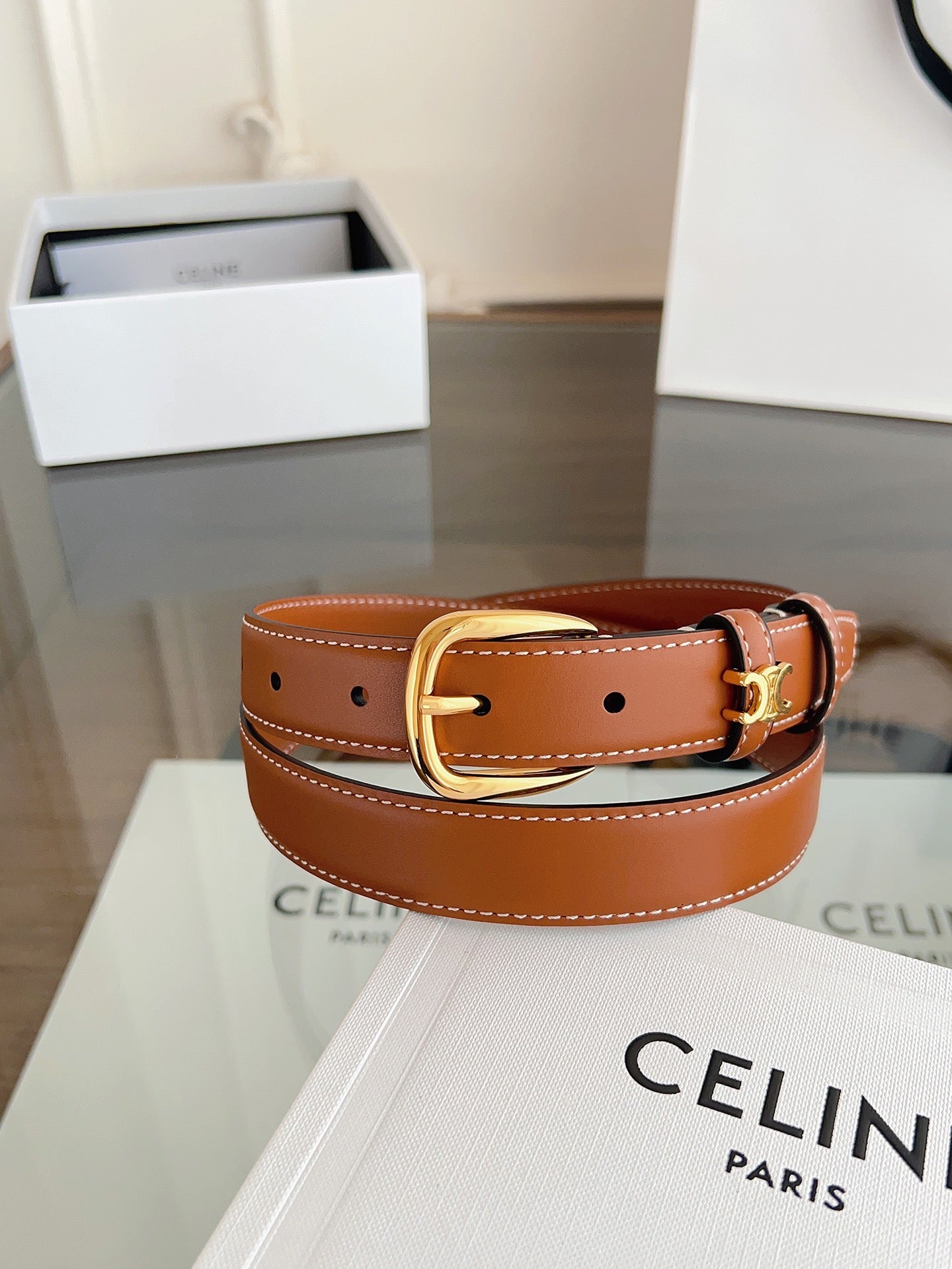 Celine Leather Belt