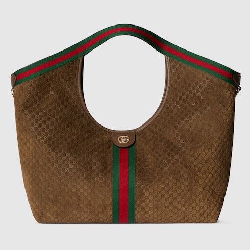 Gucci Large Giglio bag in suede