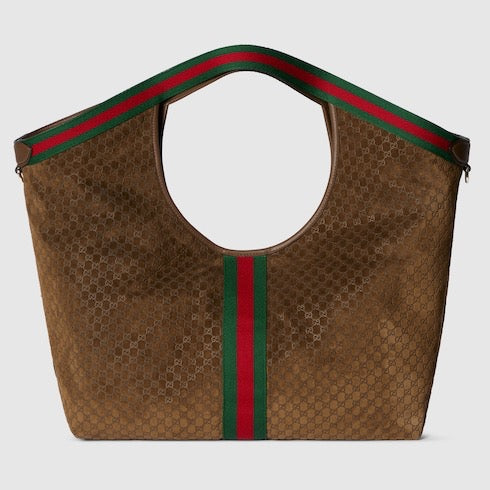 Gucci Large Giglio bag in suede