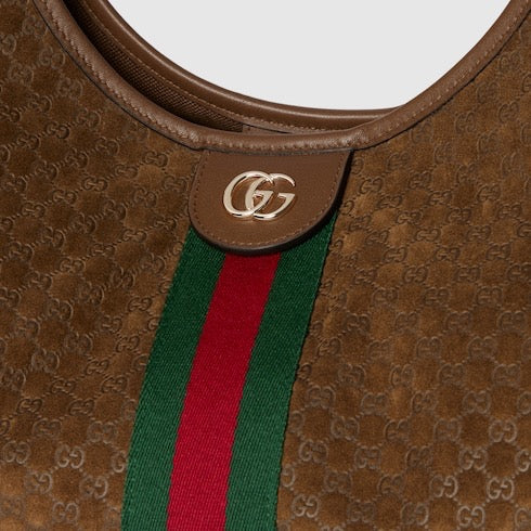 Gucci Large Giglio bag in suede