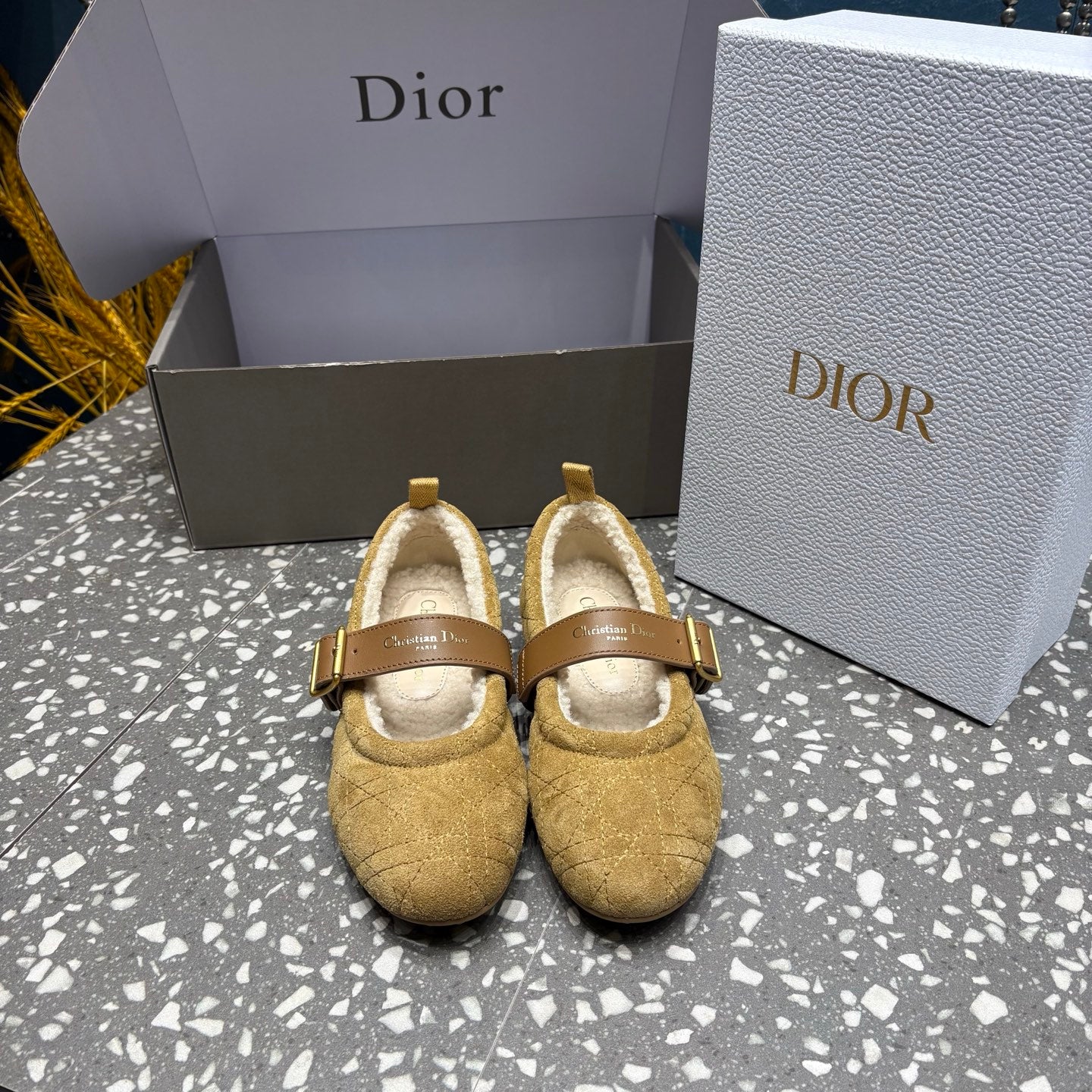 DiorAlps Dior Frost Ballet Flat