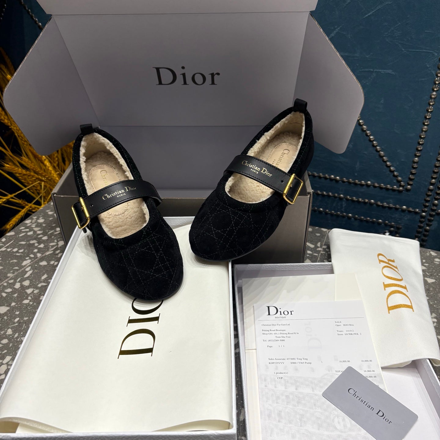 DiorAlps Dior Frost Ballet Flat