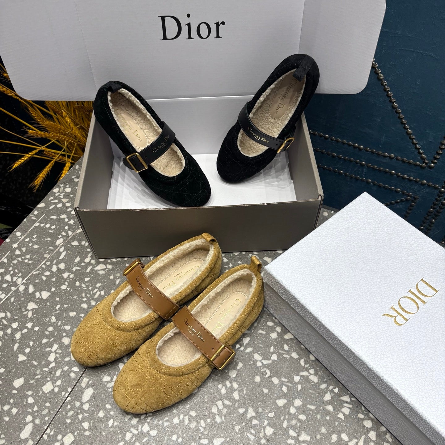 DiorAlps Dior Frost Ballet Flat