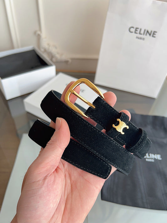 Celine Suede belt