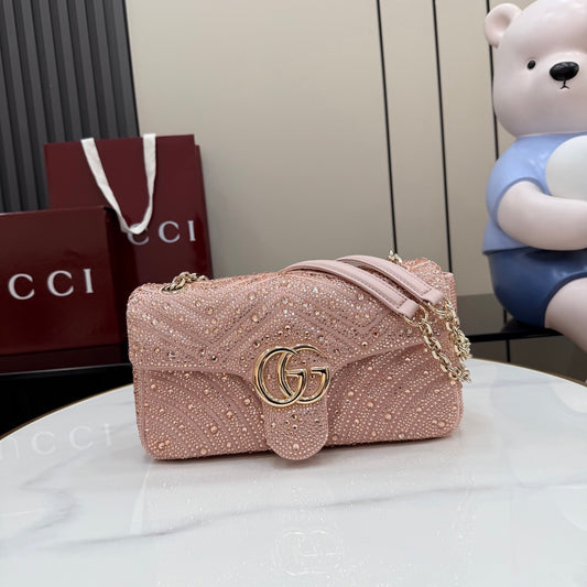 Gucci Marmont Small Crystals