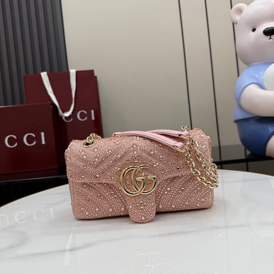 Gucci Marmont Mini Crystals