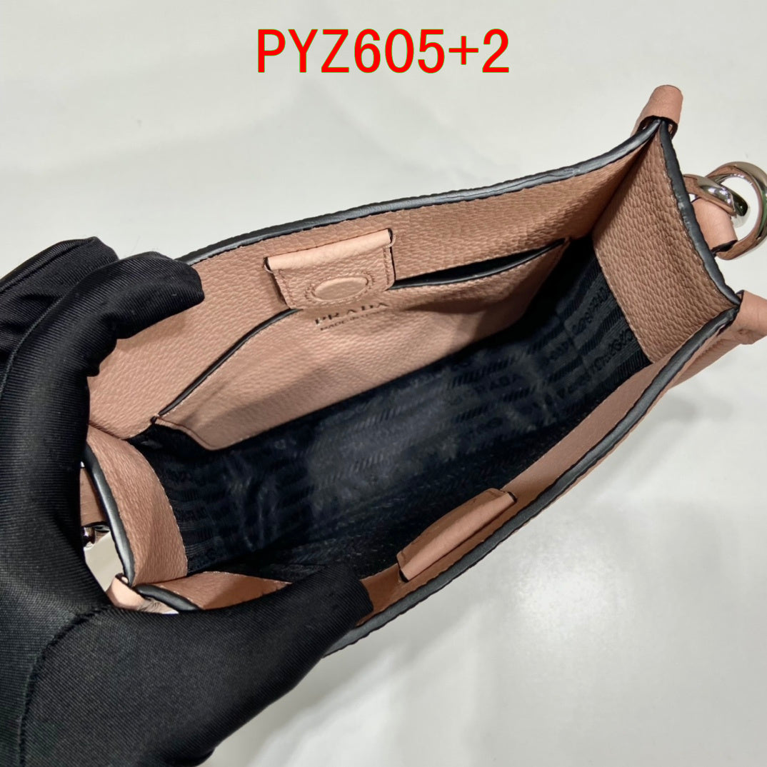 Prada Leather mini, medium shoulder bag
