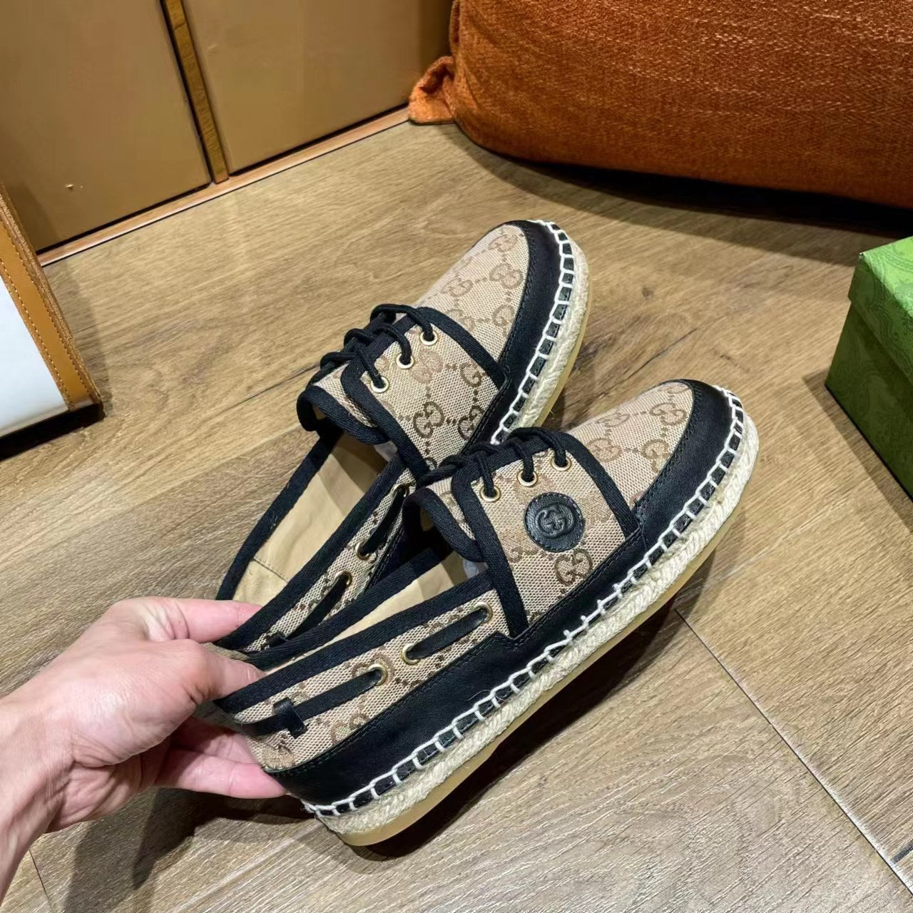 Gucci Lace Up Espadrilles